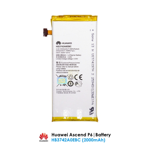 Huawei Ascend P6 Battery | HB3742A0EBC (2000mAh)