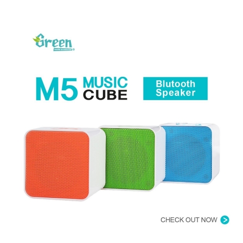Green | Music Cube M5 | Bluetooth Speaker BT-SPK-GR-M5