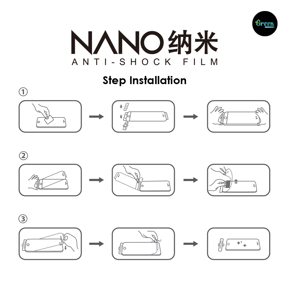 Galaxy Note 8 N950F | Nano Clear Full Cover Anti-Shock TPU Film Screen Protector