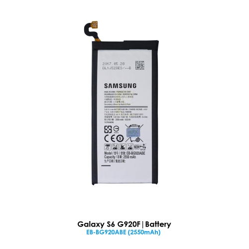 Samsung Galaxy S6 G920F Battery | EB-BG920ABE (2550mAh)