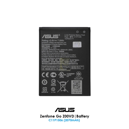 Asus ZenFone GO ZC500TG / Z00VD Battery | C11P1506 (2070mAh)