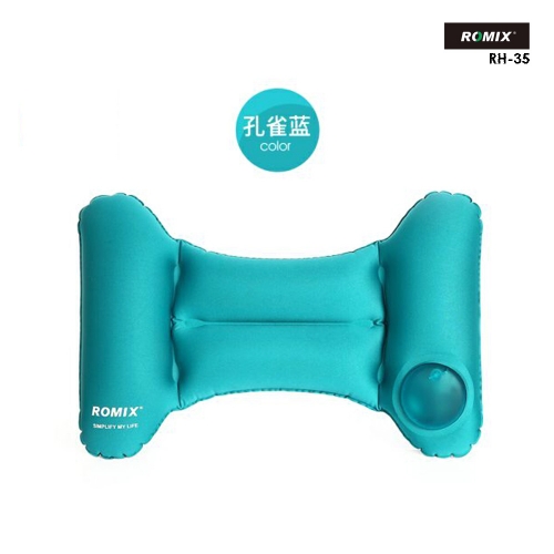 ROMIX RH35 | Travel Back Cushion Pillow Inflatable & Foldable