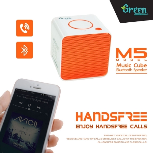 Green | Music Cube M5 | Bluetooth Speaker BT-SPK-GR-M5