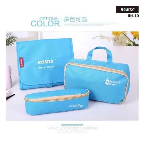 ROMIX RH10 | 3-in-1 Foldable Travel Wash Bag
