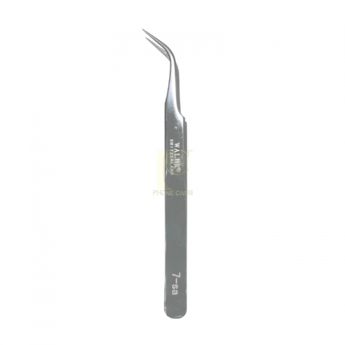 WALBK 7-Sa | Bended Tip Tweezer