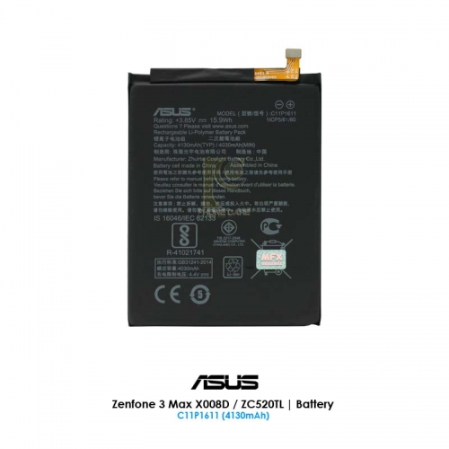 Asus ZenFone 3 Max ZC520TL / X008D Battery | C11P1611 (4130mAh)