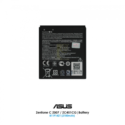 Asus ZenFone C ZC451CG / Z007 Battery | B11P1421 (2100mAh)