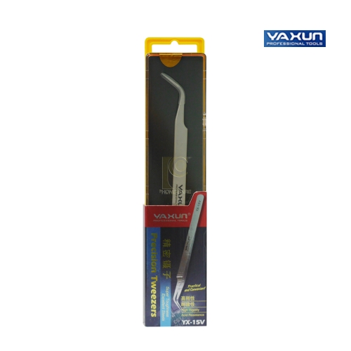 YAXUN YX-15V | Stainless Steel Bended Tip Tweezer